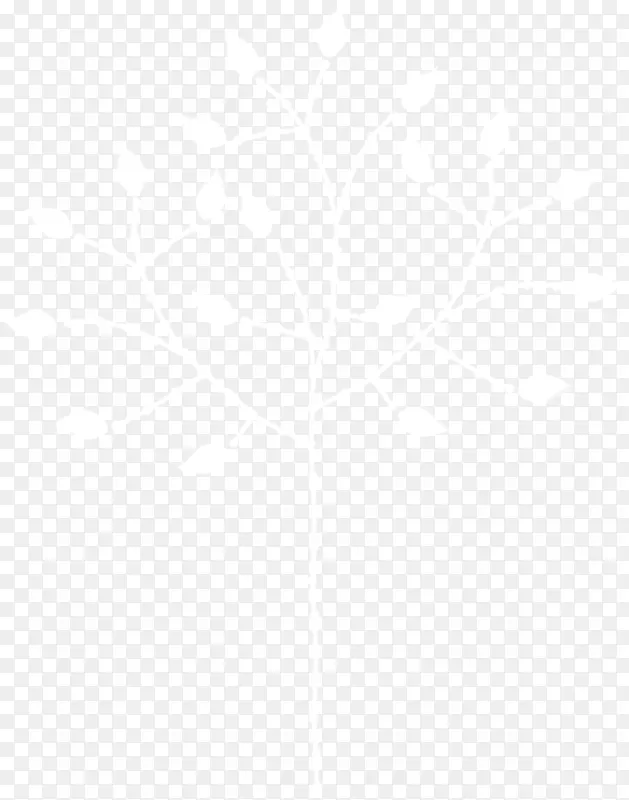 白色手绘小树