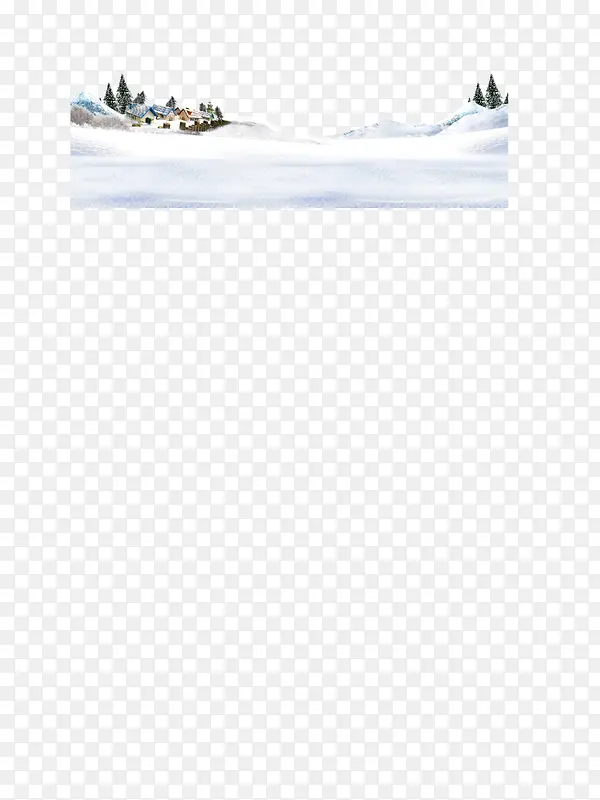 雪景装饰图