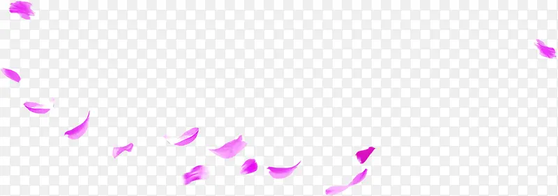 紫色手绘创意模糊花瓣