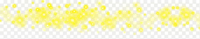 黄色的扁平风格手绘星光图案