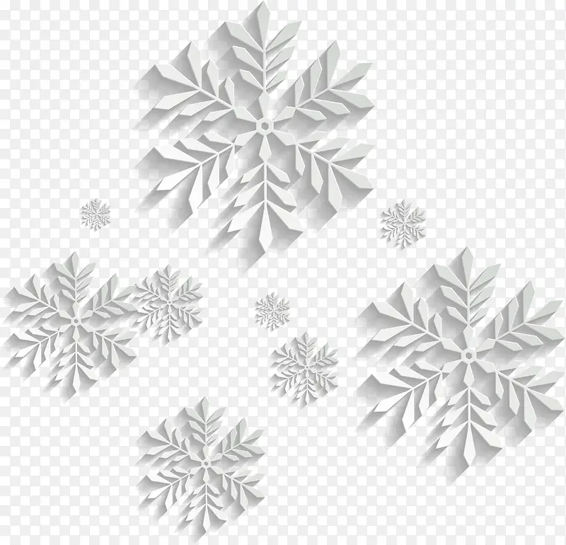 纯白无暇的雪花PNG图片素材下载_图片编号9245175-PNG素材网