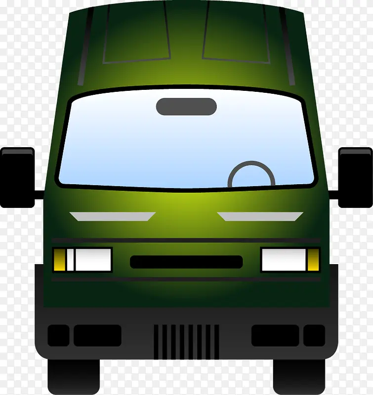 绿色的车