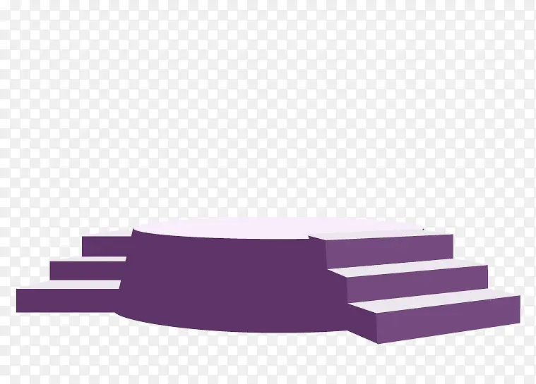 紫色台阶
