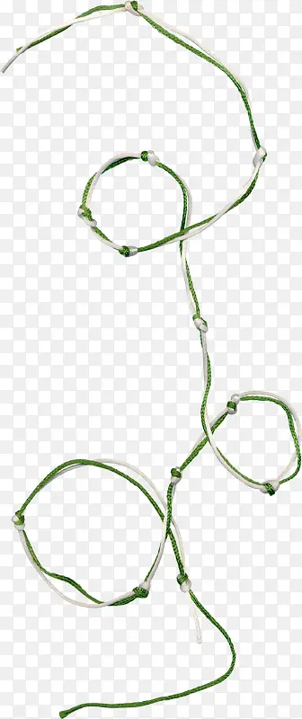 绿白  绳子 背景装饰 底纹