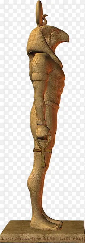 埃及鹰头人身石雕