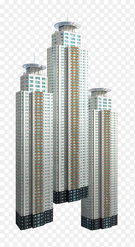 城市高楼建筑免抠素材