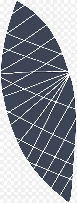 卡通简约黑白插画小清新叶子