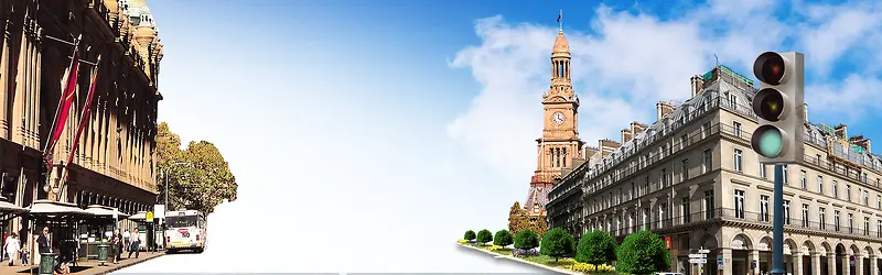 欧式建筑背景