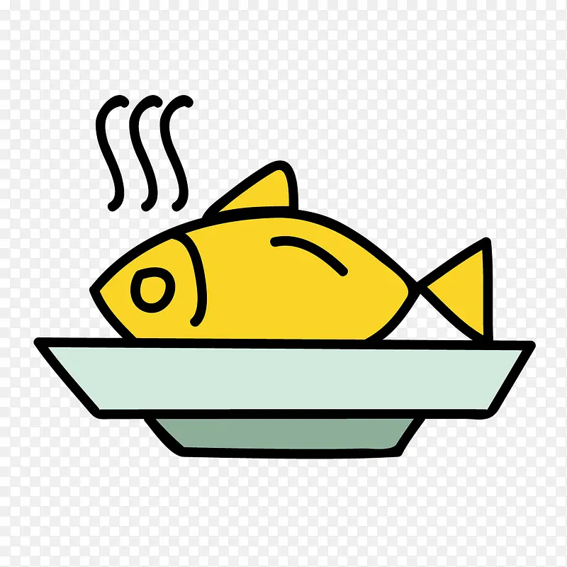 黄色美食鱼类