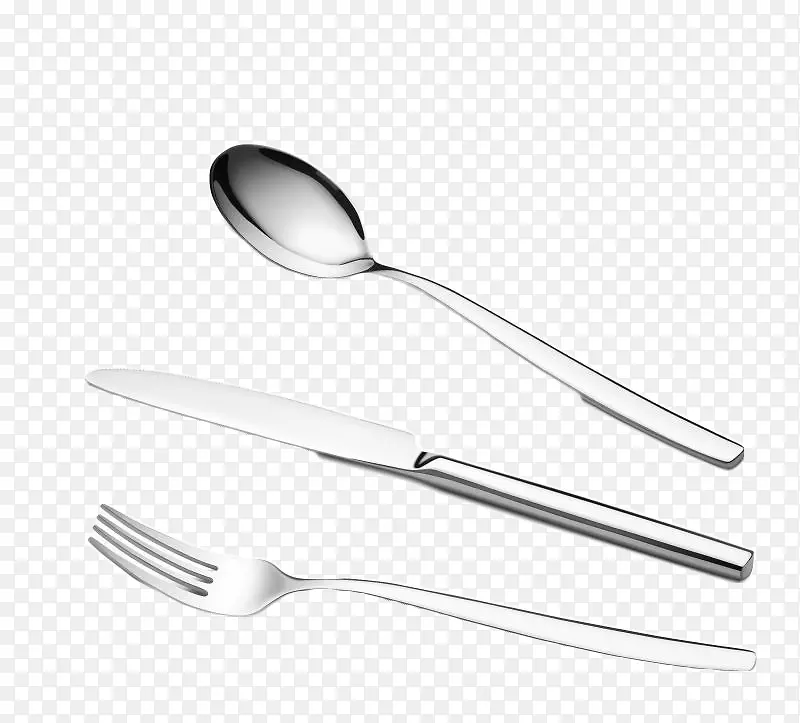 叉子西餐刀和勺免扣素材