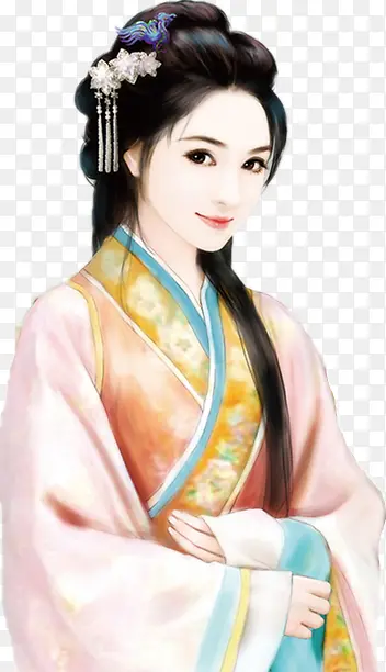 立绘大眼睛古装美女唯美