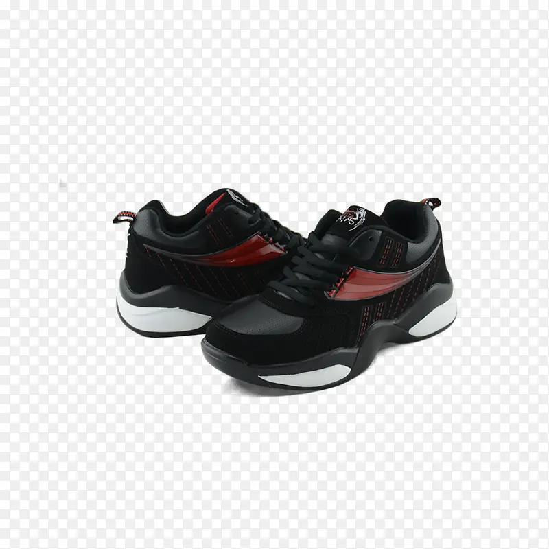黑色酷篮球鞋