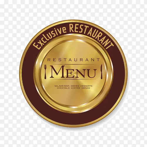 餐厅标志矢量图