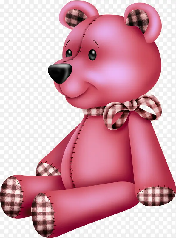 粉色小熊