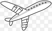 飞机 白色 卡通飞机