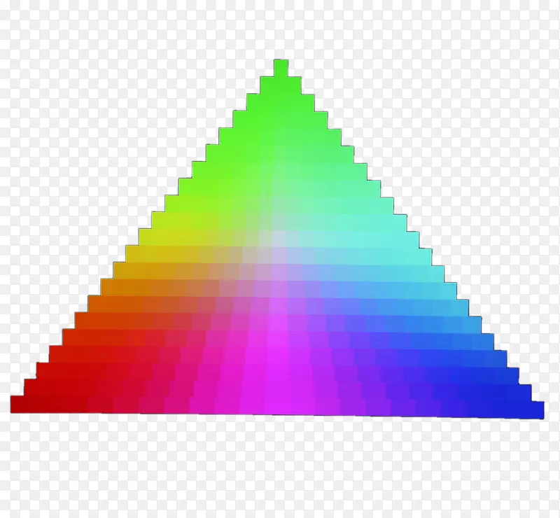 三角形渐变色图