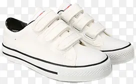 白色可爱干净帆布鞋