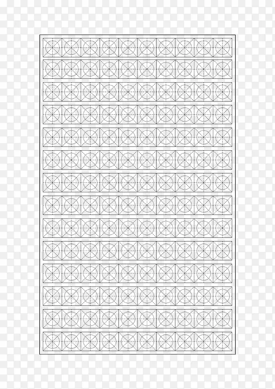 圆米字格