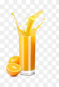 唯美精美果汁橙子