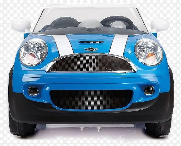 蓝色小汽车素材纯电动