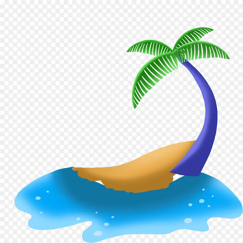 椰树沙滩