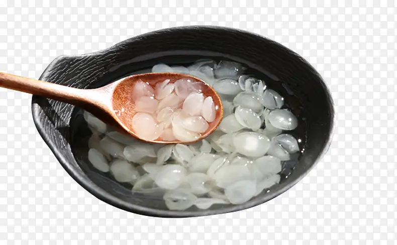 煲汤皂角米素材