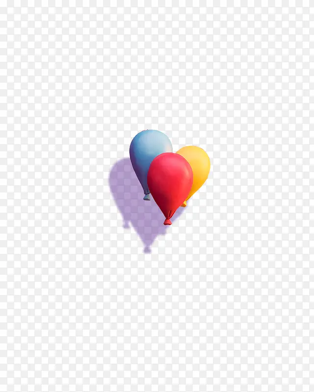 漂浮卡通马卡龙颜色气球