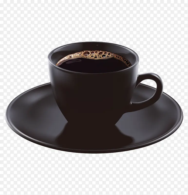一杯美味的咖啡实物图