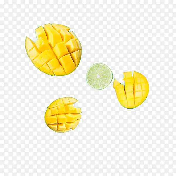 黄色青柠檬水果