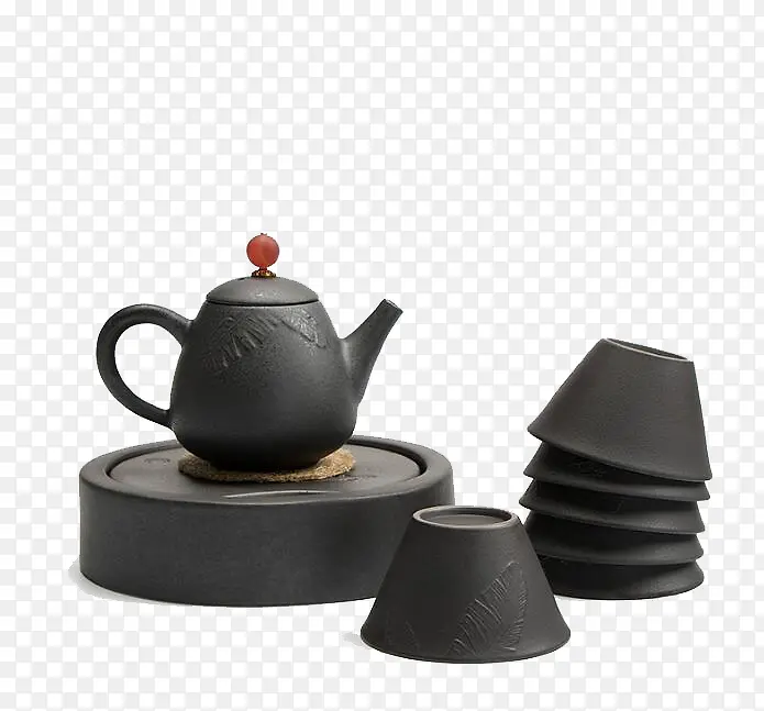 黑色陶瓷茶具茶艺用品