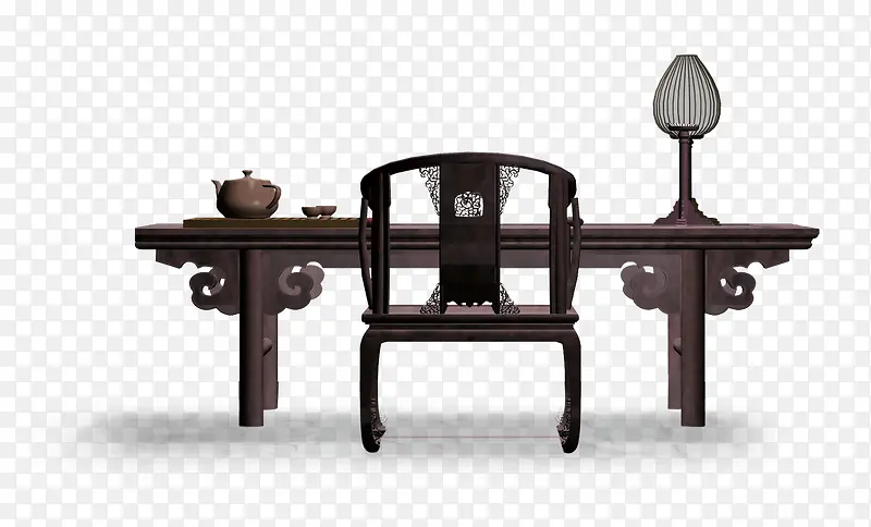 复古古典桌椅案台