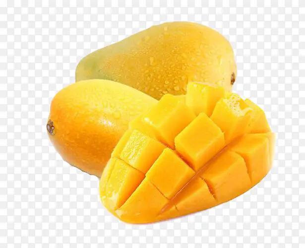 实物水果黄色新鲜芒果
