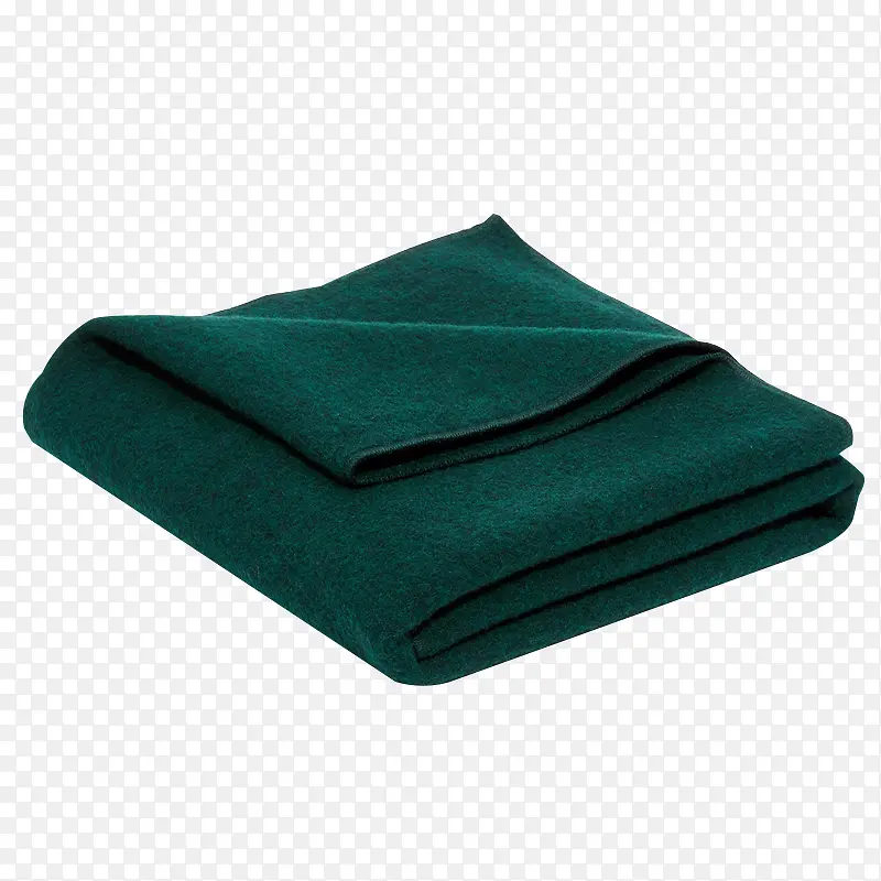 绿色羊毛毯