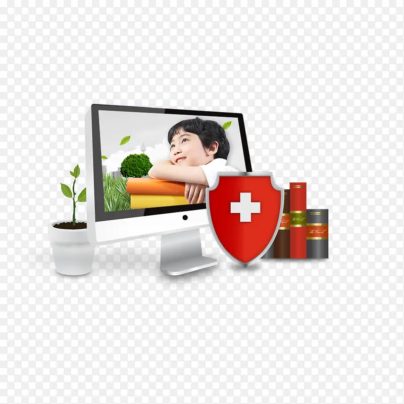 白色现代机器模式