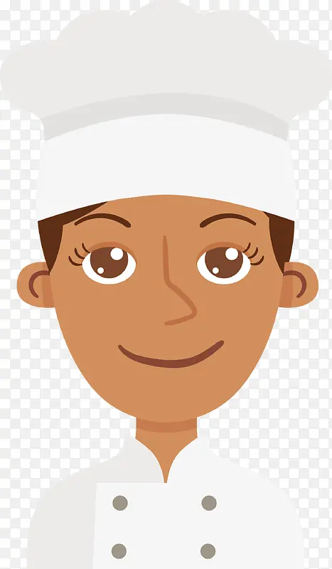 白色帽子的厨师