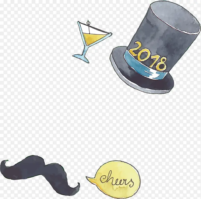 水彩2018邀请函