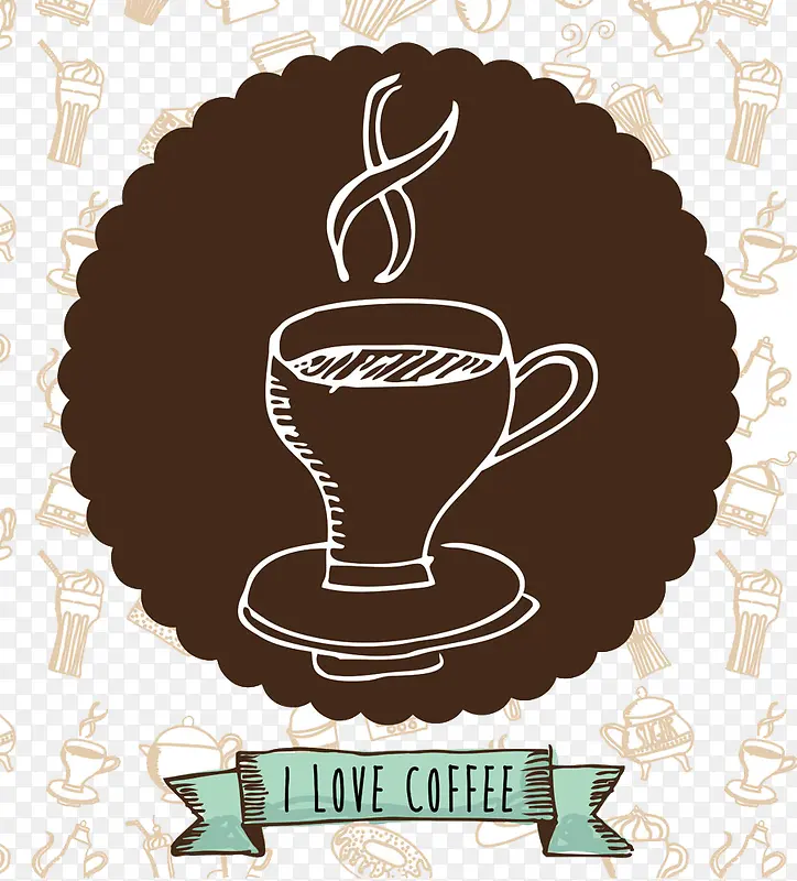 咖啡背景图