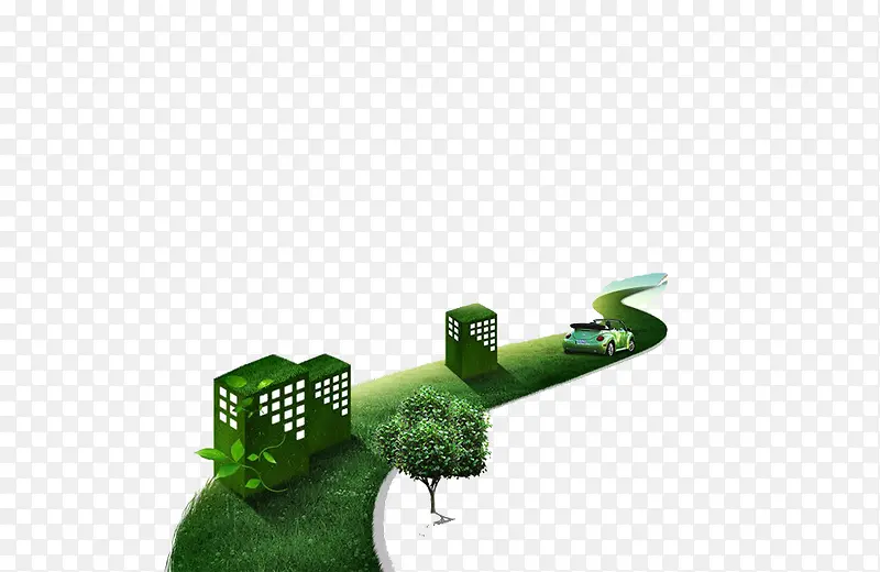 绿色理想概念家园