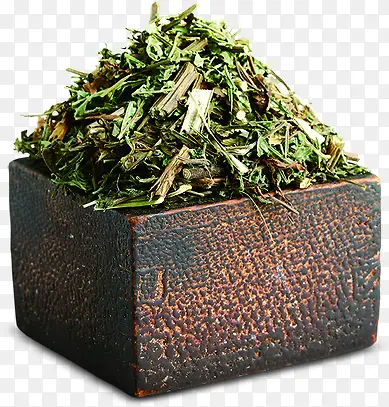 盒子里的绿色中药医院