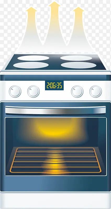 电烤箱png矢量元素