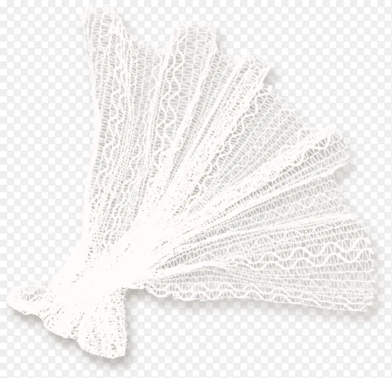 白色漂亮丝巾