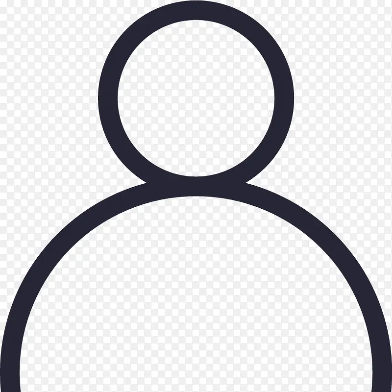 icon-底部标签-我的-线框PNG图片素材下载_图片编号9318423-PNG素材网