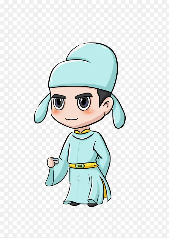 卡通秀才小人PNG图片素材下载_图片编号9320404-PNG素材网