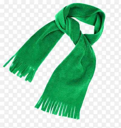 绿色围巾
