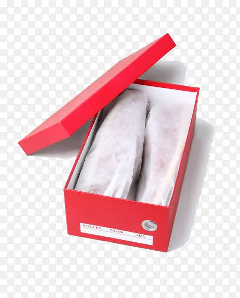 红色鞋盒鞋子