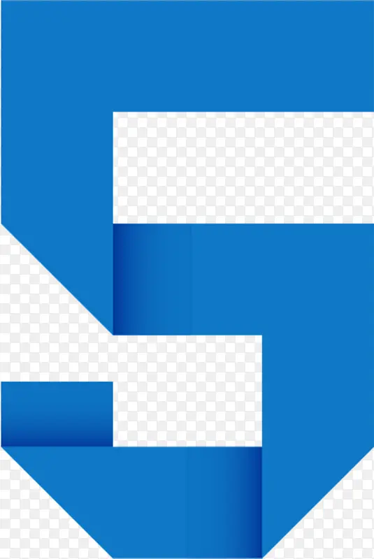 蓝色折纸效果质感数字5PNG图片素材下载_图片编号9332698-PNG素材网
