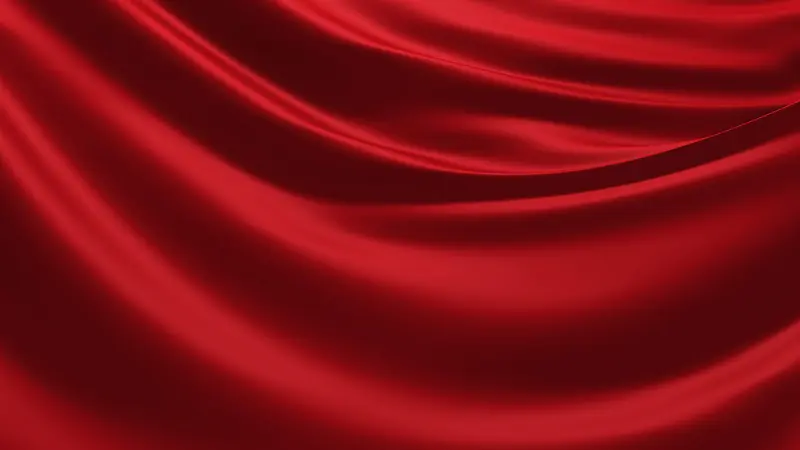 幕布红色背景素材丝绸