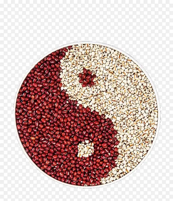 红豆薏米原料PNG