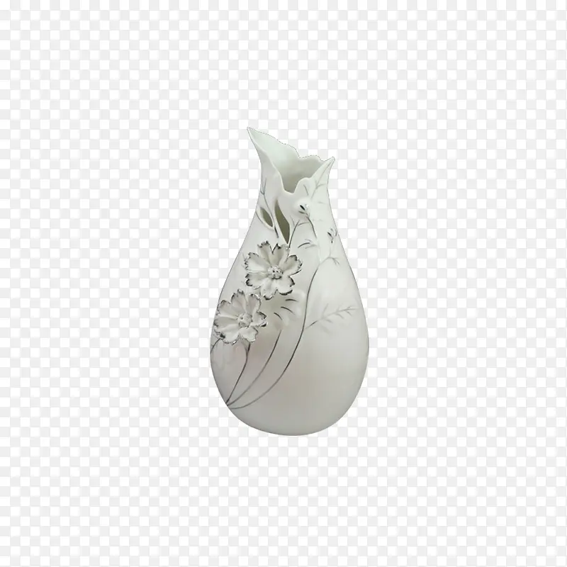 白色陶瓷花瓶