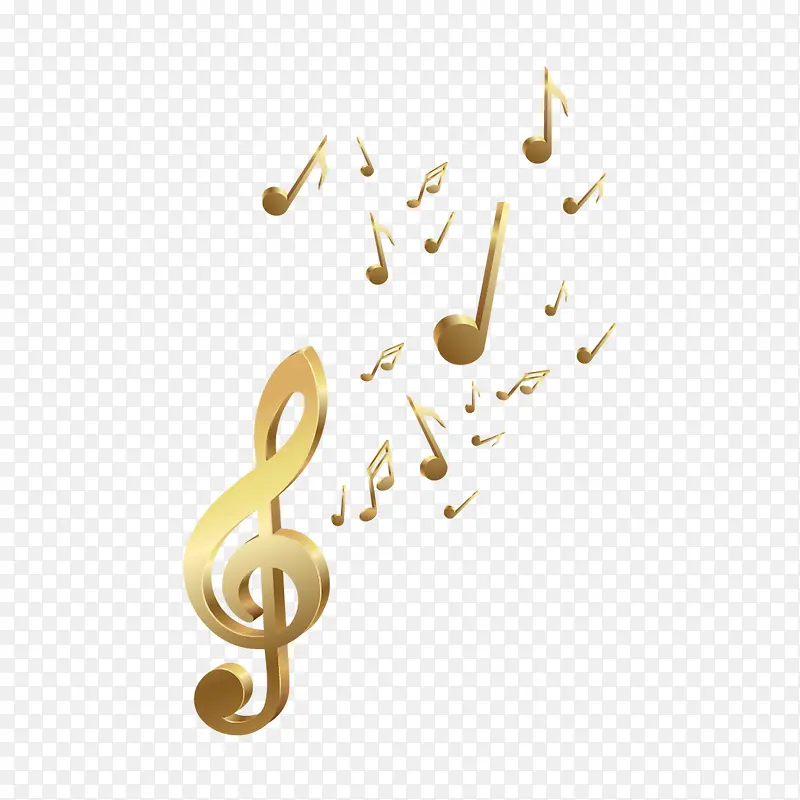 PNG音乐音符艺术